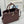 Pra Double Shopping Bag 32cm Brown Date Cowhide 267276