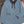 CC Vintage Suit Woolen Bow Neck Dress Blue Wool