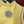 CC Sleeveless Vest Short Jacket Yellow Cotton
