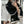 CC Knitted Long Scarf Black Cashmere 828772