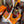 HM Saddle Long Scarf 200cm Orange Cashmere 828664