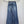 CD 25SS Laser Printed Stripe Pattern Wide-Leg Jeans Blue Cotton 306510