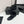 CC 25SS Chain Bow Mary Jane Black Cowhide and Fabric 490143