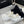 CC 25B Thick-Sole Casual Sandals with Velcro White Fabric 489313