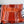 HM Ithaque Blanket 175cm Red Orange Jacquard Wool and Cashmere