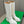 BV 25FW James Boots With Coaxial Detailing And Signature Metal Triangle in White Calfskin