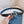 CD Belt 35mm Black Blue Leather Silver Buckle