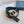 CD Belt 35mm Black Blue Leather Gold Buckle
