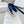 CD Saddle Belt 20mm Blue Calfskin Metal Buckle