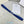 CD Saddle Belt 20mm Blue Calfskin Metal Buckle