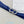 CD Saddle Belt 20mm Blue Calfskin Metal Buckle