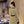 Fendi FF Logo Long Sleeve Jacquard Round Collar Yellow Fabric Dress