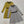 Fendi FF Logo Long Sleeve Jacquard Round Collar Yellow Fabric Dress