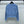 CC 25 Round Neck Striped Knitted Wool Blue Cardigan