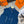 HM Stand-Up Collar Double-Faced Cashmere Blue Vest