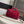 Mini CF 25 Flap Bag Red Shearling