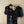 CC Velvet Bow-Tie Long Down Black Jacket
