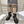 CD High Stocking Riding Boots Nude Black Cowhide 565794
