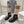 CD High Stocking Riding Boots Nude Black Cowhide 565794