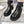 CD High Stocking Riding Boots Nude Black Cowhide 565794
