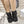 CD High Stocking Riding Boots Nude Black Cowhide 565794