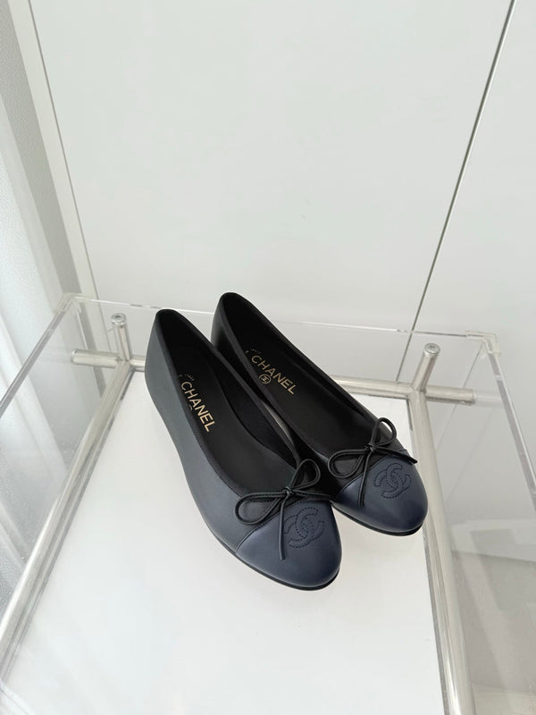 ballet flats black lambskin 566817