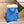 Canada Goose Children Parka Jacket Blue Fox Fur Polyester Cotton
