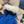 Canada Goose Children Jacket Wolf Fur Blue Polyester Cotton