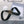 CC Rhinestone Logo Buckle 30mm Elastic Black Lamskin Belt 614238