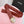 CC Stamp Buckle Women Belt 30mm Elastic Red Cowhide 196838