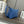 Loewe Puzzle Fold 22cm Handbag in Blue Glossy Calfskin 274150