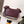 Loewe Ola Handbag Medium 26cm in Burgundy Silver Calfskin  274222