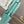 LOE Standard A5 Tote bag in Glossy Turquoise Calfskin 274269