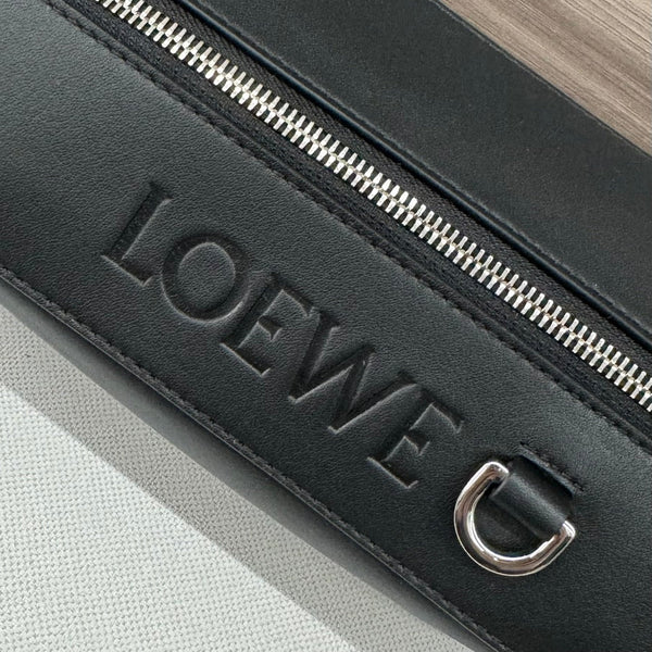 Loewe Classic 32cm Waist Bag Black Calfskin Leather 274662
