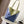 LOE 31 Medium Puzzle Fold Tote In Olive Mix Blue Glossy Cowhide 274311