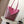 LOE 31 Medium Puzzle Fold Tote In Crimson Deep Red Glossy Cowhide 274309