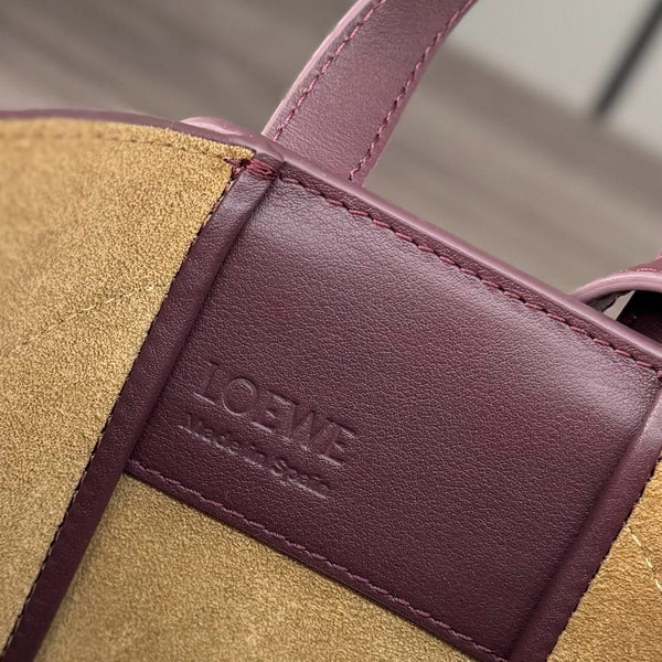 Loewe Hammock 21 Handbag in Red Calfskin 274146