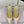 Jimmy Choo Classic Diamond Chain Point Toe High Heels Champagne Glitter Sheepskin 573548