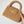 CC Kelly Bag 19cm Dark Beige Gold Hardware in Raffia