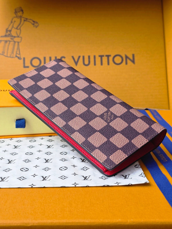LV Collaboration Suit Clip  Brown PVC Fabric with Leather 274756