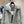 CELINE Rabbit Fur Coat Light Gray 333225