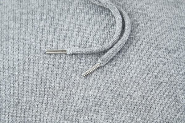 LOEWE Arc de Triomphe Jacquard Logo Knit Hoodie 331216