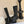 Maison Margiel 25AW New Split-Toe Rider Black Boots Sheepskin 580424