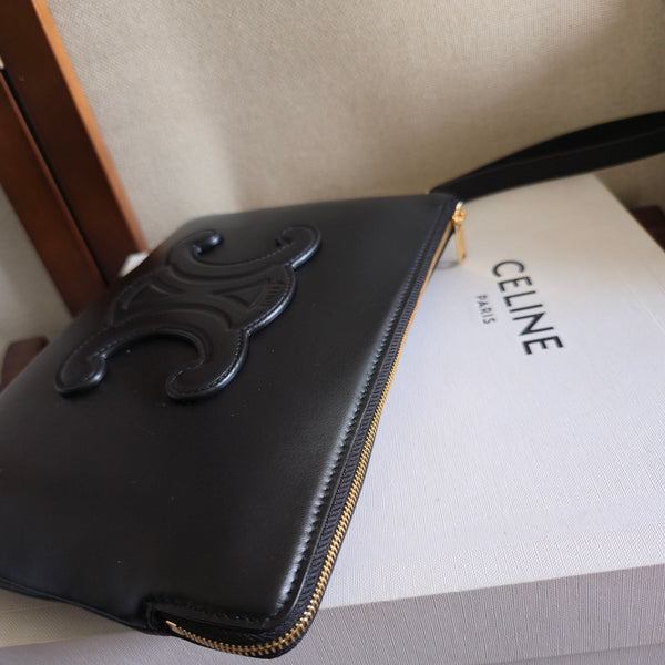 Celine Hot-Selling Black Clutch Bag in Cowhide 276332