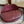Celine Half Moon Burgundy Bag In Lambskin 276267