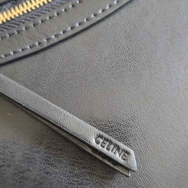 Celine 26 New Smiley Face Black Bag in Cowhide 276207