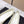 Chanel Interlocking CC Logo White Black Ballet Flat in Lambskin 591389