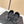 Chanel Coco Mark Ballet Flat Black with Silver in Lambskin 591378