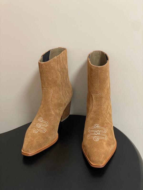HM Lissa Chelsea Boots 70 Light Brown in Suede 593785