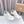 Loewe x on Angpao Couple Running Sneakers White Blue Nylon Calfskin 597426